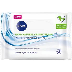 NIVEA Reinigingsdoekjes Normale Huid - 3 x 25 stuks - Voordeelverpakking