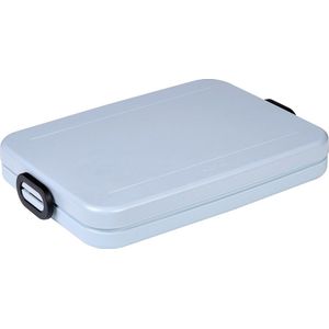 Mepal Lunchbox flat – Broodtrommel – 4 boterhammen - Nordic blue