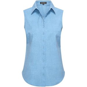 Travel Blouse Mouwloos Uni Denim 2299 Bleached