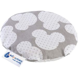 Kersenpitkussen voor Baby's - Warmtekussen 15cm van 100% Natuurlijk Katoen voor Koude en Warme Therapie