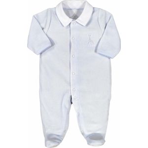 Sophie de giraf - boxpakje - met kraagje - velours - blauw - 3 Maanden - 60 cm