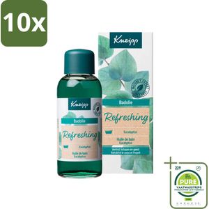 10 x Kneipp - Badolie - Mint Eucalyptus - 100 ml - Grootverpakking - Badproduct - Badolie - Eucalyptus - Mint - Aromatherapie