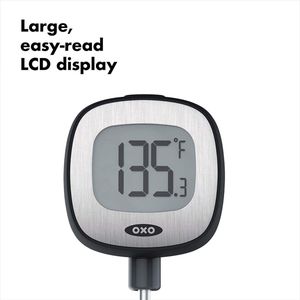 Digitale Instant Read Thermometer - Snel en Accuraat met LCD Display