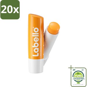 20 x Labello – Lippenbalsem -- Mango Shine – 4,8 g - Grootverpakking - Lippenbalsem - Mango Geur - Hydratatie - Natuurlijke Glans - Verzorging