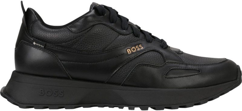 BOSS - Jonah Runn - Sneakers - Bruin - Plat - Veters - Casual