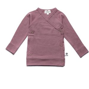 Baby wollen overslagtrui – Merinowol - Grape Shake 50