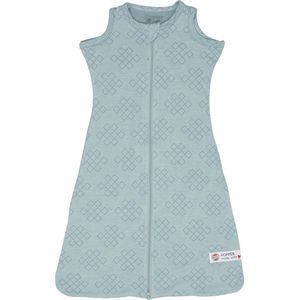 Lodger Babyslaapzak 0-4 maanden - Hopper Empire - Voordelig - Luchtig - Zomer - 0,6 TOG - 50/62 - blauw print