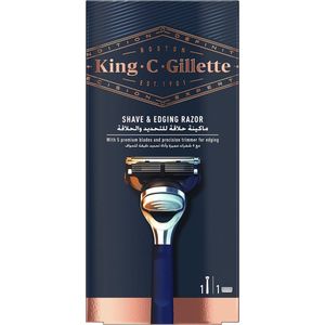 Scheer- en randscheermes voor mannen met precisietrimmer - Premium scheerset voor perfecte styling