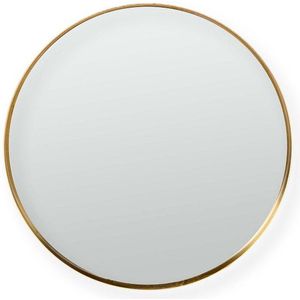 vtwonen Ronde Spiegel om te Hangen - Woondecoratie - Diep Goud - 60cm