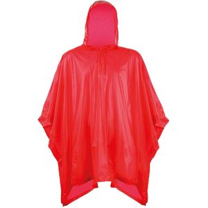 Splashmacs Kinderen/Kinderen Plastic Regenponcho (Rood)