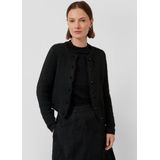 Gebreid Vest - Korte Gebreide Vest - Zachte Wolmix - Regular Fit - Lange Mouwen