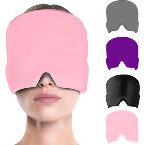 Migraineverlichting Cap - Herbruikbare Cold Hot Therapie Hoofdpijn Masker voor Ontspanning en Stressverlichting