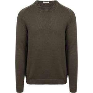 KnowledgeCotton Apparel Pullover Olive - Maat M - Heren - Pullovers