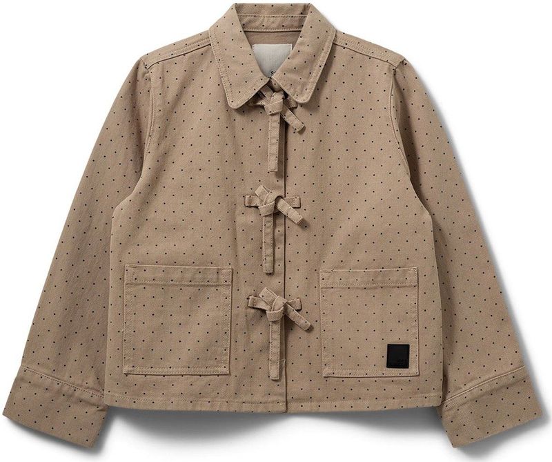 Sofie Schnoor - MarloSY Jas - Camel - Maat 128