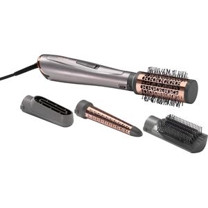 Föhnborstel 1000W AS136E Air Style 2 Temperatuurinstellingen inclusief Coolshot - Drogen-Stylen-Krullen-Volume Ionische Anti-pluis met 4 opzetstukken