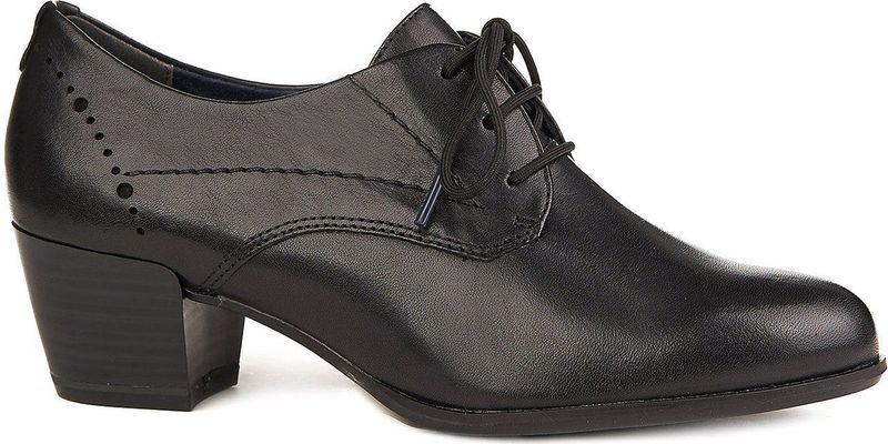 Tamaris - ZLN 0514 - Casual Schoenen - Zwart - Echt Lederen