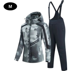 Bovista Ski Suit - Skipak - SkiBroek - Wintersport - Skijas - Dames - 2-Delig - Grijs - Maat S