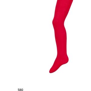 Katoenen kindermaillot - effen - rood - maat 110-116