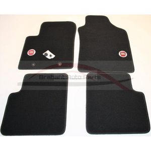 Fiat 500 / 500 C handgeschakeld 2007-2012 automatten velours kwaliteit vloermatten