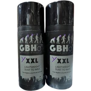 2 Stuks GBH (Great Britain Hair) XXL Lightweight Dust To Wax á 20 gr
