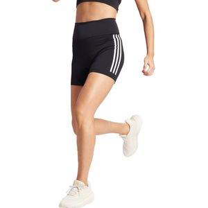 adidas Performance adidas DailyRun 3-Stripes 5-inch Legging - Dames - Zwart- XL