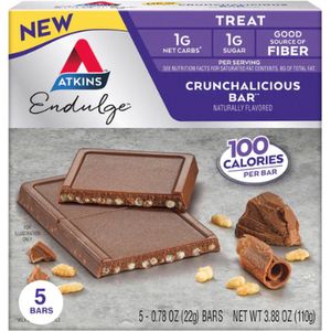 Atkins | Endulge | Crunchalicious Bar | Doos | 5 x 22 gram