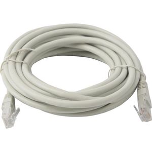 Netwerkkabel - Internetkabel - Cat6 UTP Kabel RJ45 - 5 Meter - Koper - Grijs