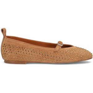 Alpe - Liss - Leren Ballerina's - Bruin