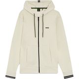 BOSS - FZ Sweat à capuche Zone - Open White - Hoodie