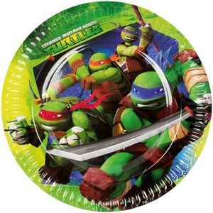 Ninja Turtles Borden 23cm 8 stuks