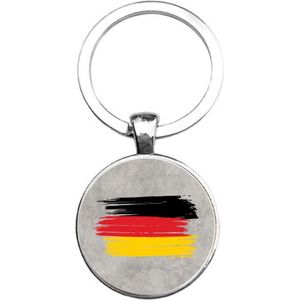 Sleutelhanger Glas - Vlag Duitsland