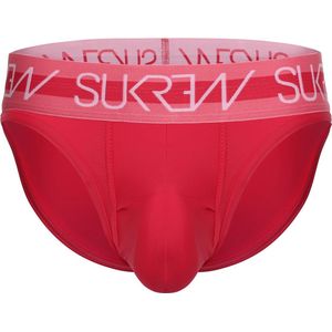 Sukrew Classic Slip Deep Coral - Maat XS - Heren Ondergoed - Vergrotend effect
