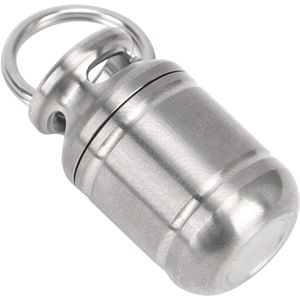 Allecto Plus - Pillendoosje voor onderweg - Waterdicht met sleutelhanger - Geschikt voor medicijnen - Klein formaat (S) - Ideaal voor op reis