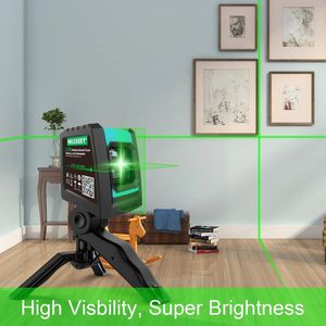 BTD Bouwlaser - Horizontale - Verticale - Dwarslijnlaser - Statief - Draagtas
