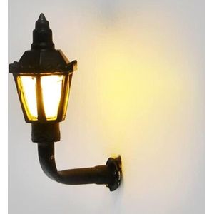 LED Model Railway Wall Lights Mini Street Light - Model Railway Train Lamp for Dollhouse Decoration - Micro Landscape Lighting Accessories