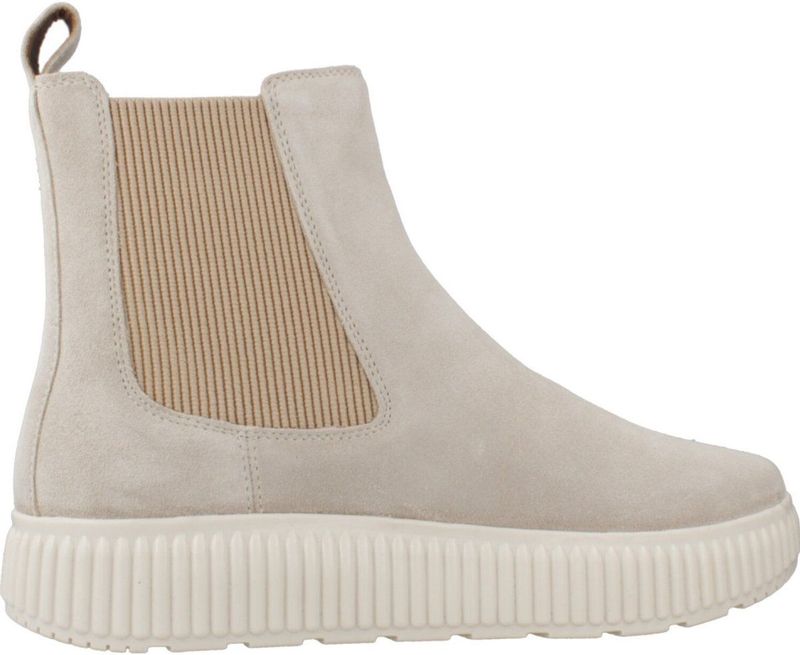 Geox D Graisy B enkellaars voor dames, Lt Taupe, 35 EU