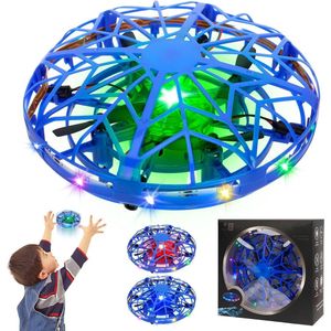 Vliegende speelgoed bal met ledverlichting - infrarood inductie - handgestuurd - voor kinderen - volwassenen - drone speelgoed - cadeaus - jongens - meisjes
