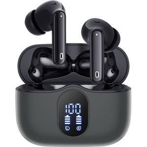 Azorix Draadloze Oordopjes - Oortjes Bluetooth - Geschikt voor iOS & Android - Lange Batterijduur - Draadloze oortjes - Comfortabel Draagcomfort