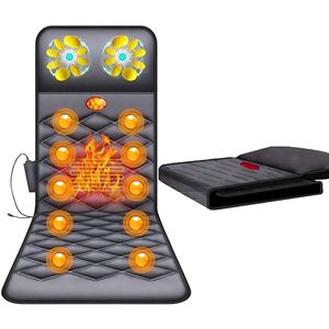 IBETTERTEC Massagerugkussen Massagematras Massagemat voor op bed Massage onderdeken Massagemat met Warmte - 60x170 cm Grootformaat Lichaamsmassage - 9 Massageprogramma's - Vibratiemat voor Thuisgebruik