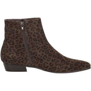 Sub55 - Enkellaarsjes Plat - Donkerbruin