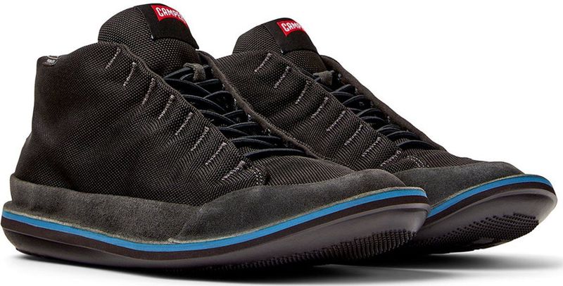 Camper - Beetle - Enkellaarsjes - Zwart - Textiel en Nubuck met PrimaLoft®