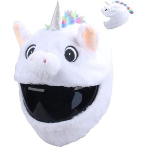 Eenhoorn helmhoes - Motor - Scooter - Fiets - Universeel - Accessoire - Grappige hoes