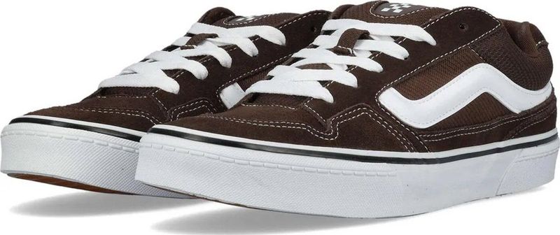 Vans Herren Caldrone Sneakers Lifestyle Schoenen VN000CSP3N11 Donkerbruin Wit