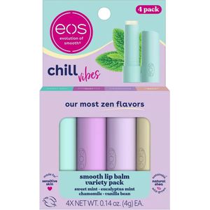 eos Lip Balm Stick Variety Pack - Chill Vibes - 4 stuks