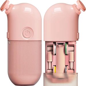 Elektrische Nagelvijl - Roze - Baby Nagelverzorging - Ook Voor Volwassenen - Veilig en Zacht voor Baby's - Inclusief 6 Diverse Vijl koppen incl. Polijstkop - Slurf Nagelvijl - Waterbestendig - Manicureset Baby - Baby Cadeau