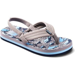 Reef - Little Ahi - Teenslippers - Grijs - Blauw