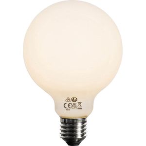 LUEDD E27 dimbare LED lamp opaal G95 5W 450 lm 2700K