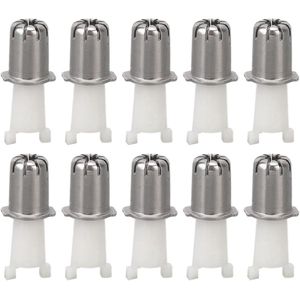 Neushaartrimmerkoppen - Universele vervangende meskoppen - voor precisiescheerbeurt - Voor veiligheidsscheermessen - Perfect cadeau voor Vaderdag (10 stuks)