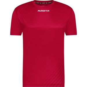 Masita | Focus T-Shirt Dames en Heren Unisex Korte Mouw - RED - S