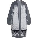 usha - FESTIVAL - Vest - Zacht - Lange Mouwen - Grafisch Breipatroon